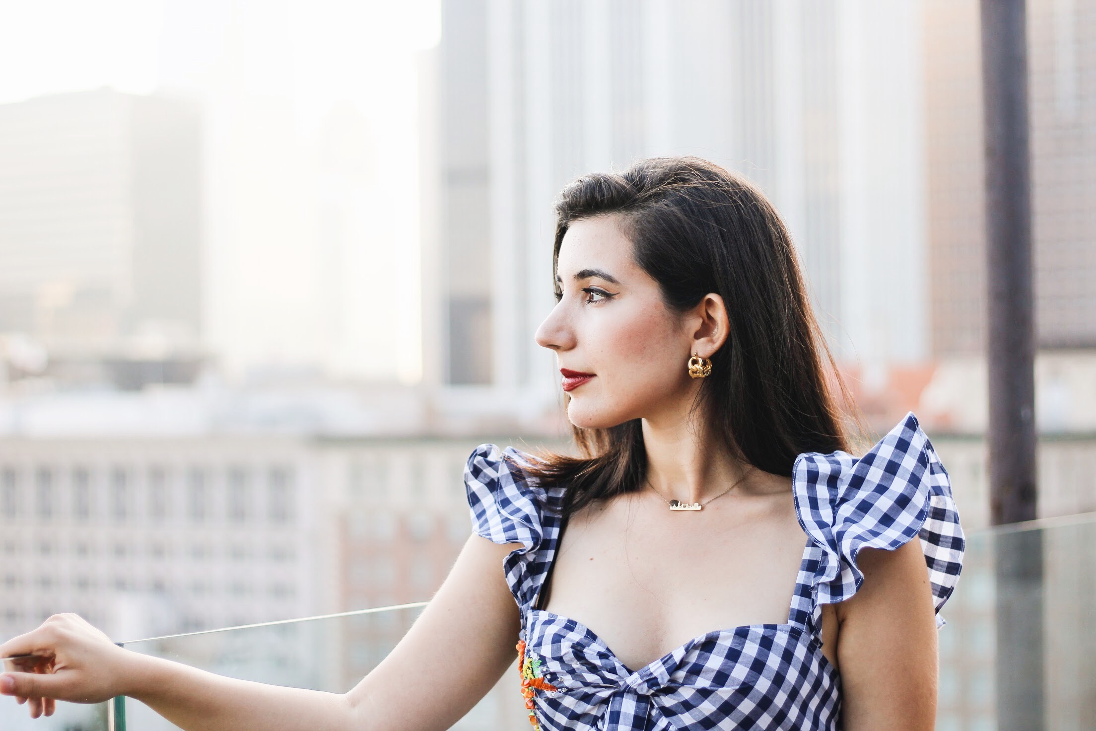 Gingham Top Zara