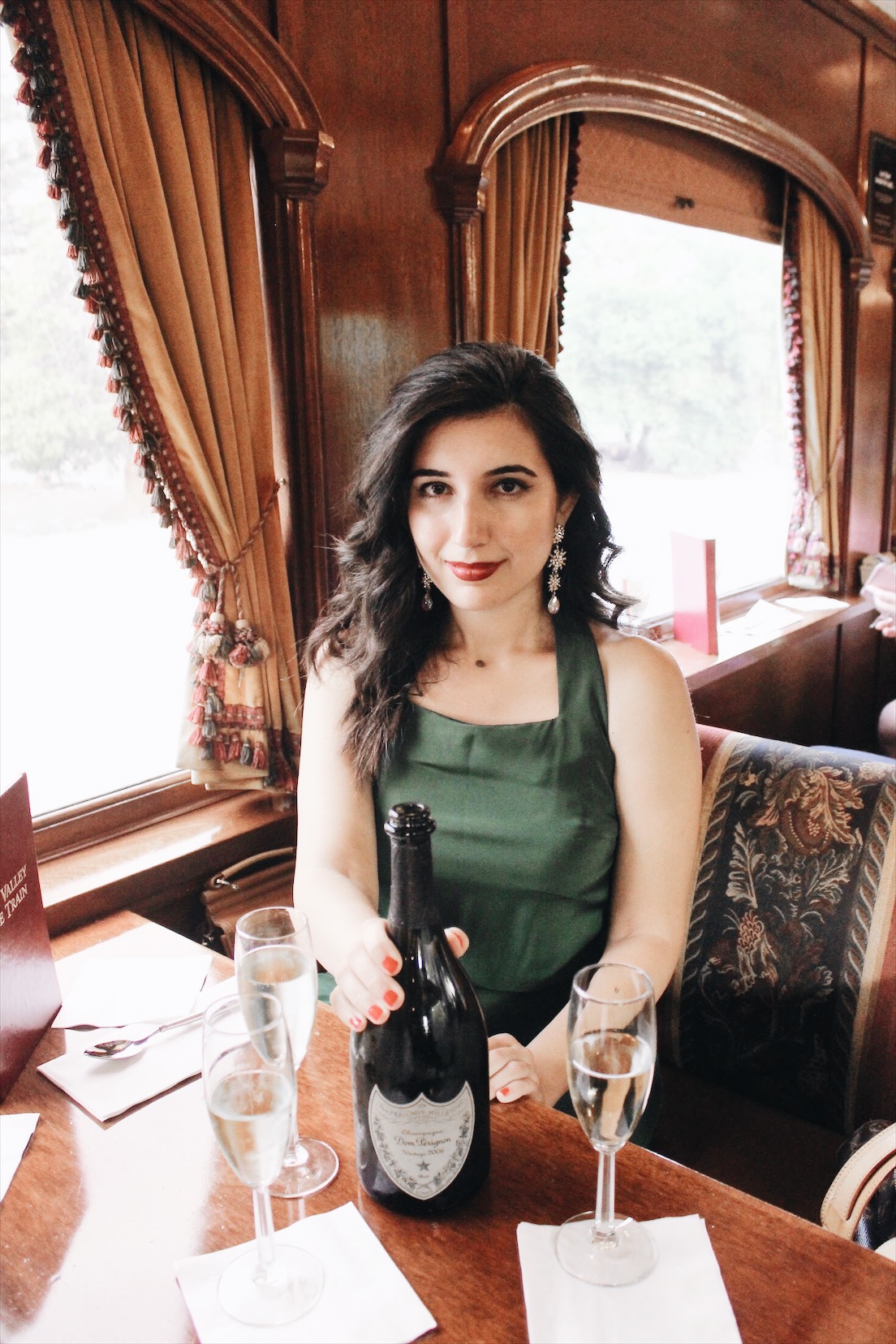 Old Hollywood, outfit, Napa Valley Wine Train, Napa, vintage outfit, lookbook, fashion blogger