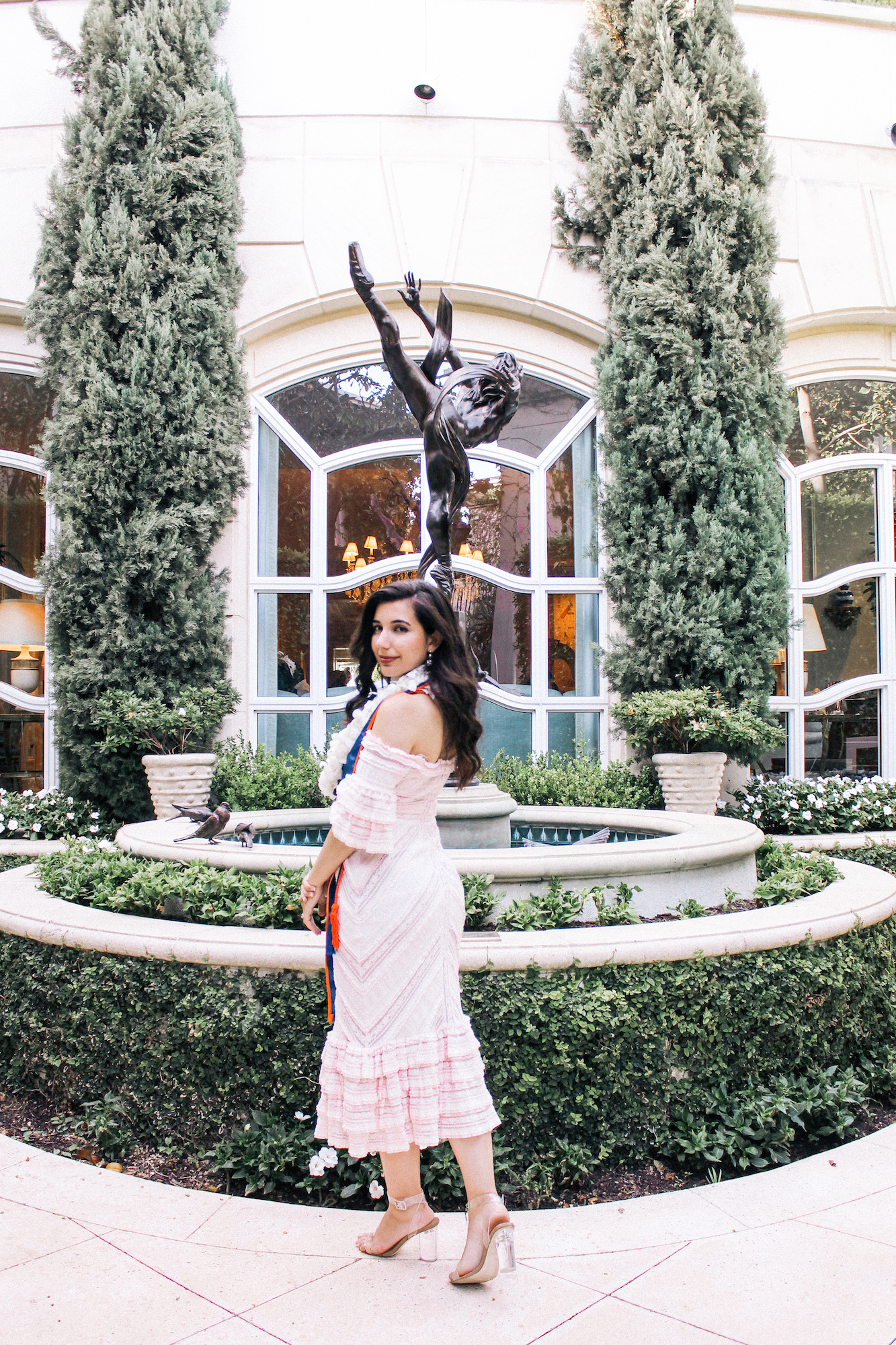 Cinq a Sept, lace dress, off the shoulder dress, Jeffrey Campbell, clear heels, high tea, The Living Room, fashion blogger, fashion, high fashion, spring fashion, lookbook, girly, feminine style, french style