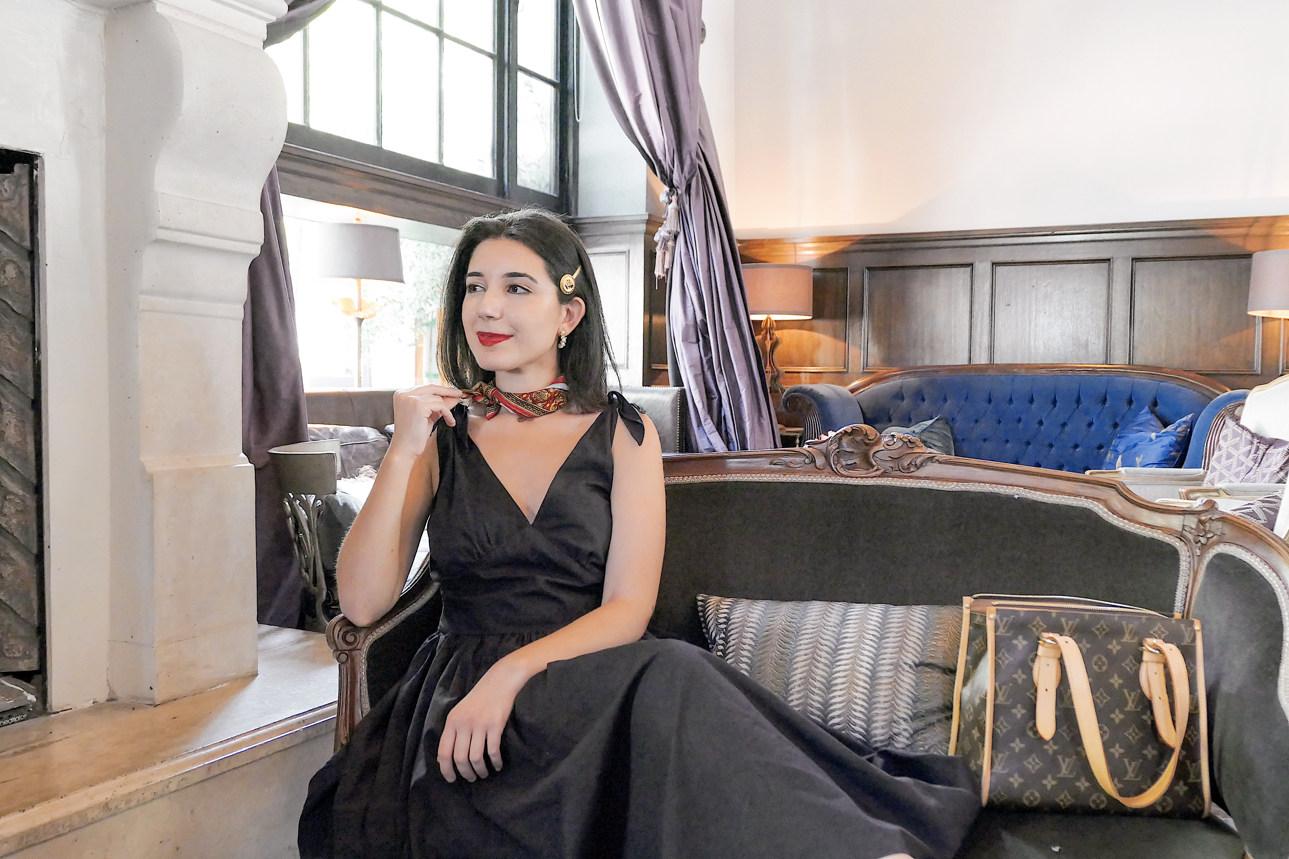 Los Angeles art deco, historic buildings, LA architecture, Marilyn Monroe, John Wayne, Old Hollywood Culver Hotel, 1920s, Los Angeles hotels, vintage fashion, fashion blogger, Louis Vuitton, consigned clothes, retro fashion, Culver City, LA, discover Los Angeles, travel blogger, LA blogger