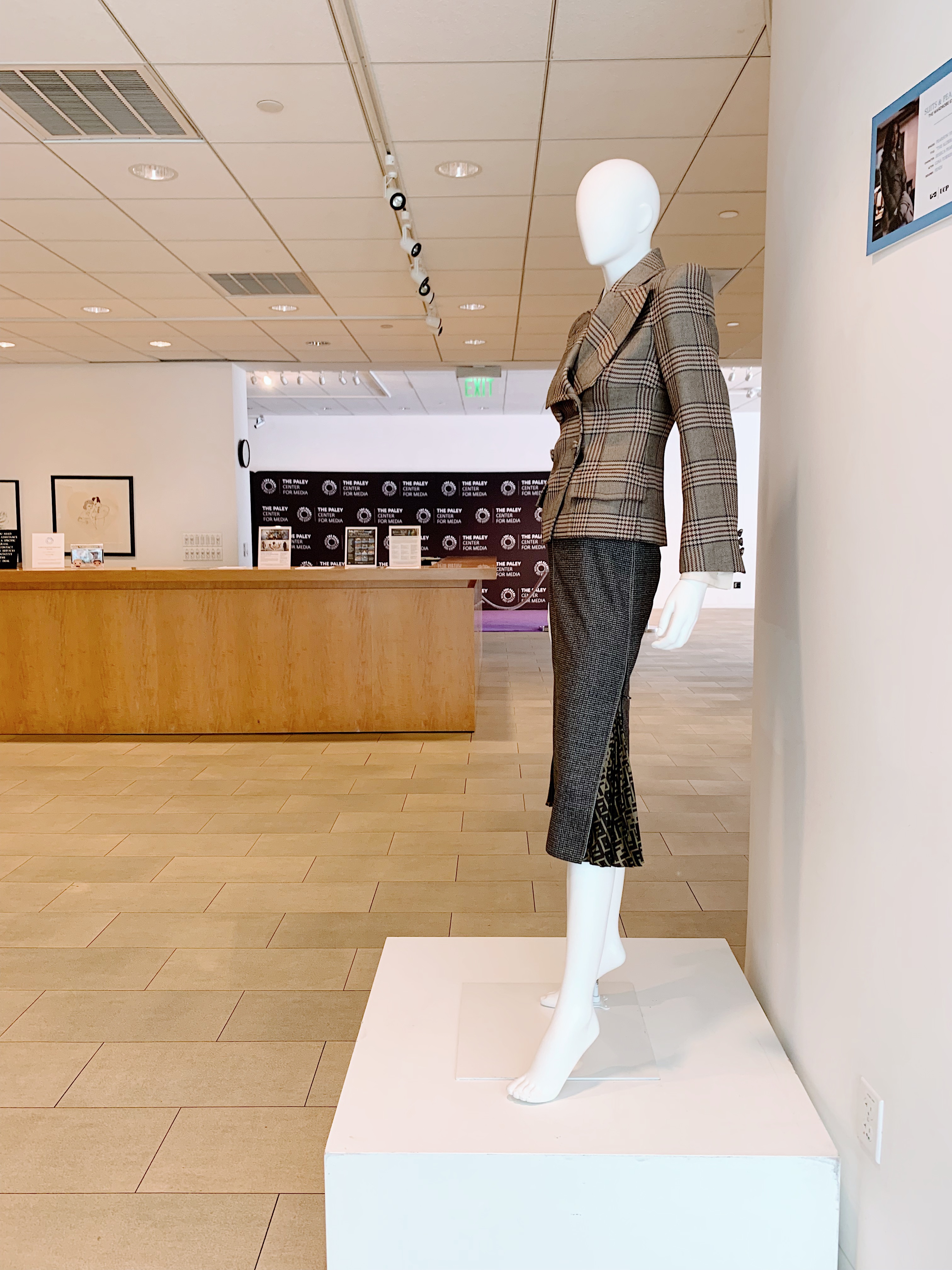 USA Network, Suits, TV costume design, USA Network Suits, fashion news, entertainment news, TV, TV drama, Ralph Lauren, Gucci, Michael Kors, Nina Ricci, Dior suit, exhibition, fashion exhibit, Beverly Hills, Meghan Markle, Rachel Zane, Gina Torres, Jessica Pearson, Pearson, Donna Paulsen, Sarah Rafferty, Jolie Andreatta, Rene Reyes