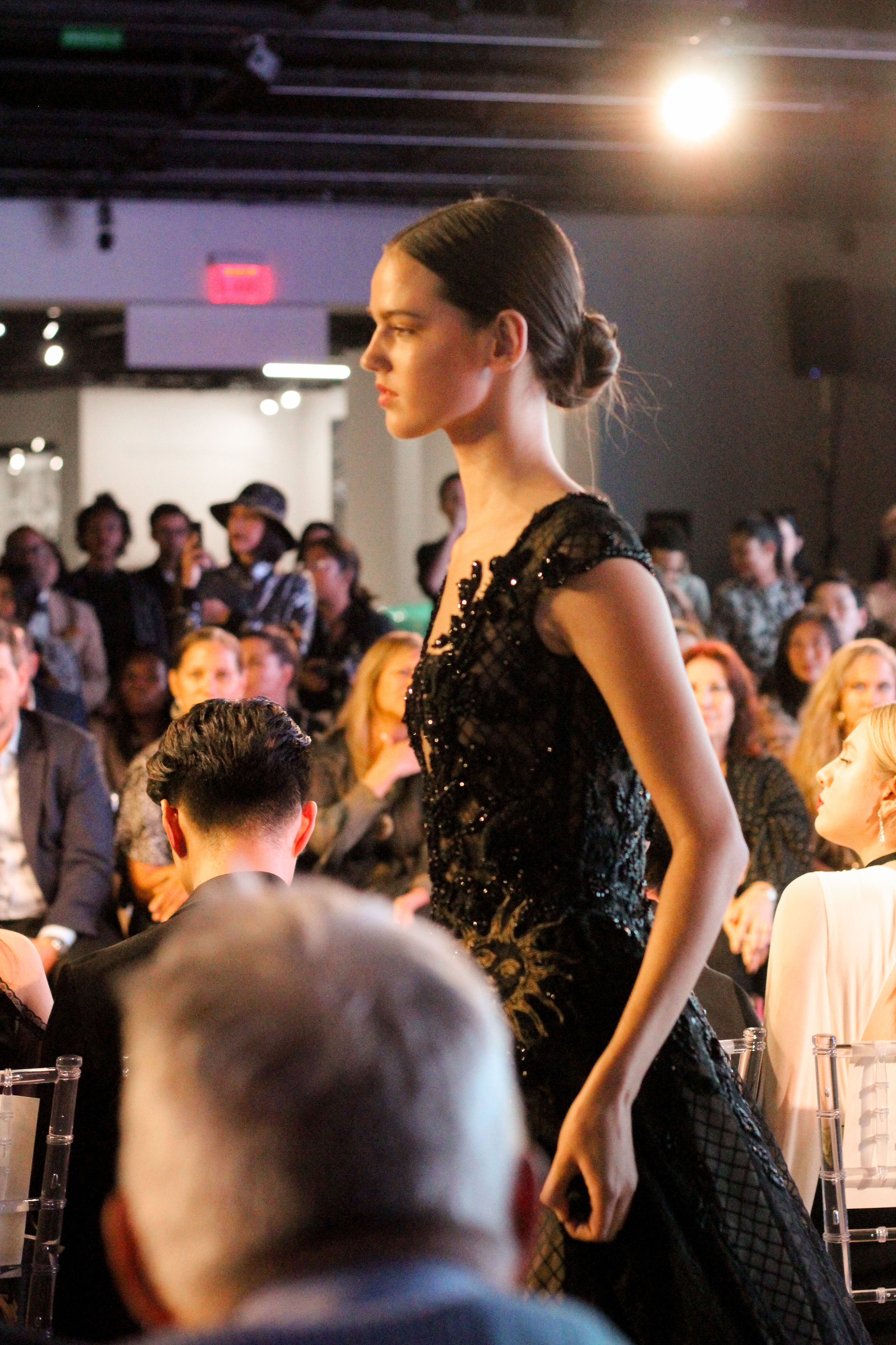 LA Fashion Week, Noe Bernacelli, fashion week, fashion month, SS20, haute couture, Peruvian fashion designer, fashion designer, alpaca fur coat, chiffon, beading, couture gowns, fashion blogger, LA fashion blogger, Petersen Automotive Museum