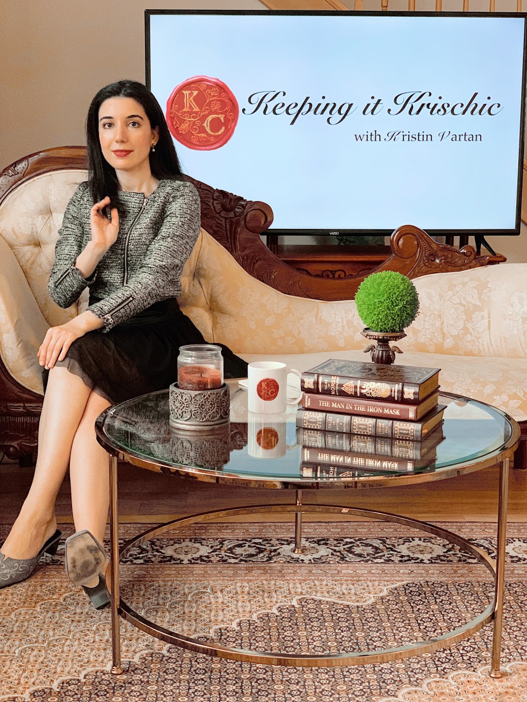 Keeping it Krischic, Kristin Vartan, Puey Quinones, talk show, TV host, journalist, MMJ, multimedia journalist, reporter, fashion, fashion news, PPE, Coronavirus news, couture, fashion week, Filipino designer, LA designer, LA fashion, Los Angeles, Los Angeles news, work from home, home studio