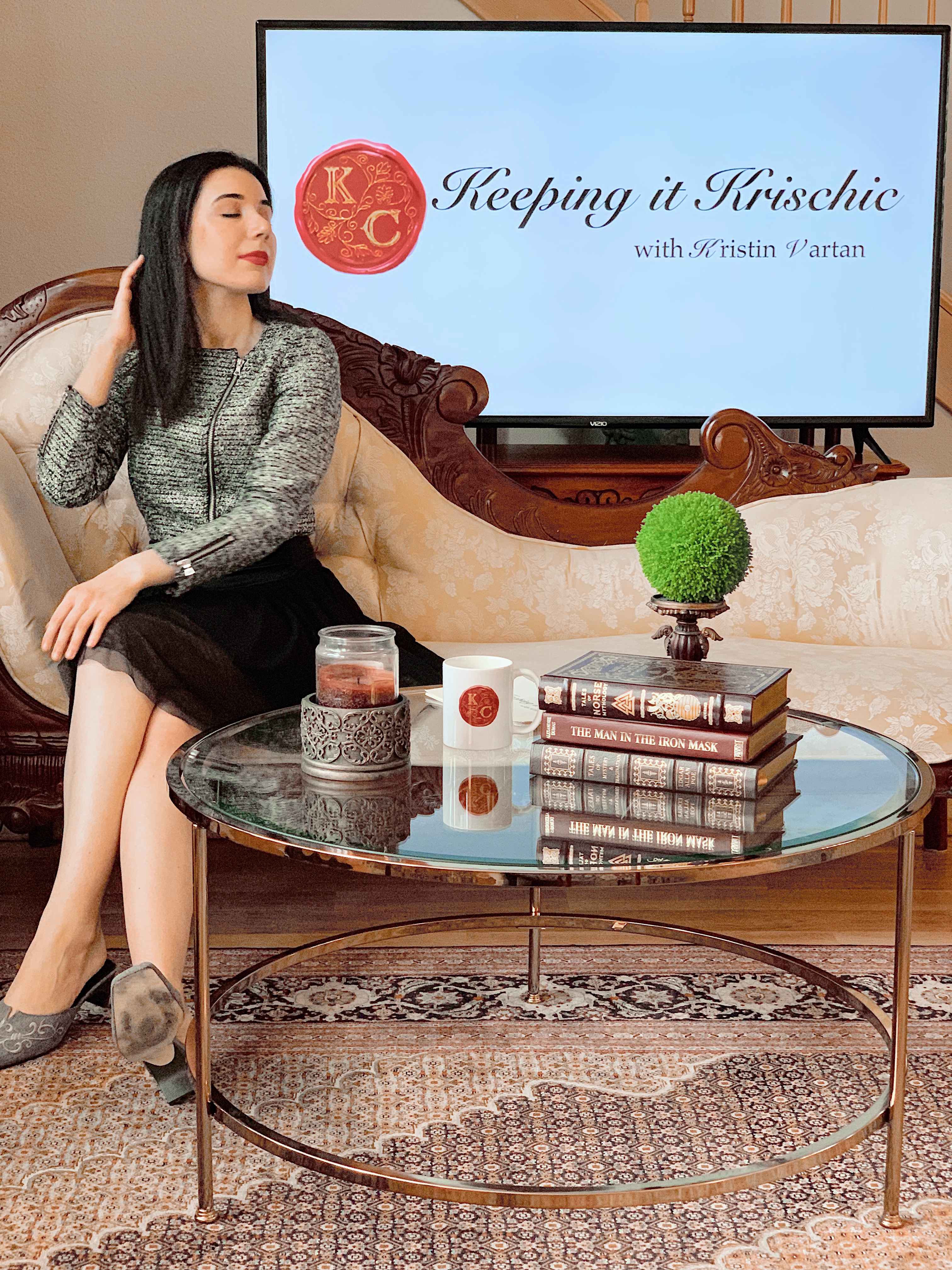 Keeping it Krischic, Kristin Vartan, Puey Quinones, talk show, TV host, journalist, MMJ, multimedia journalist, reporter, fashion, fashion news, PPE, Coronavirus news, couture, fashion week, Filipino designer, LA designer, LA fashion, Los Angeles, Los Angeles news, work from home, home studio