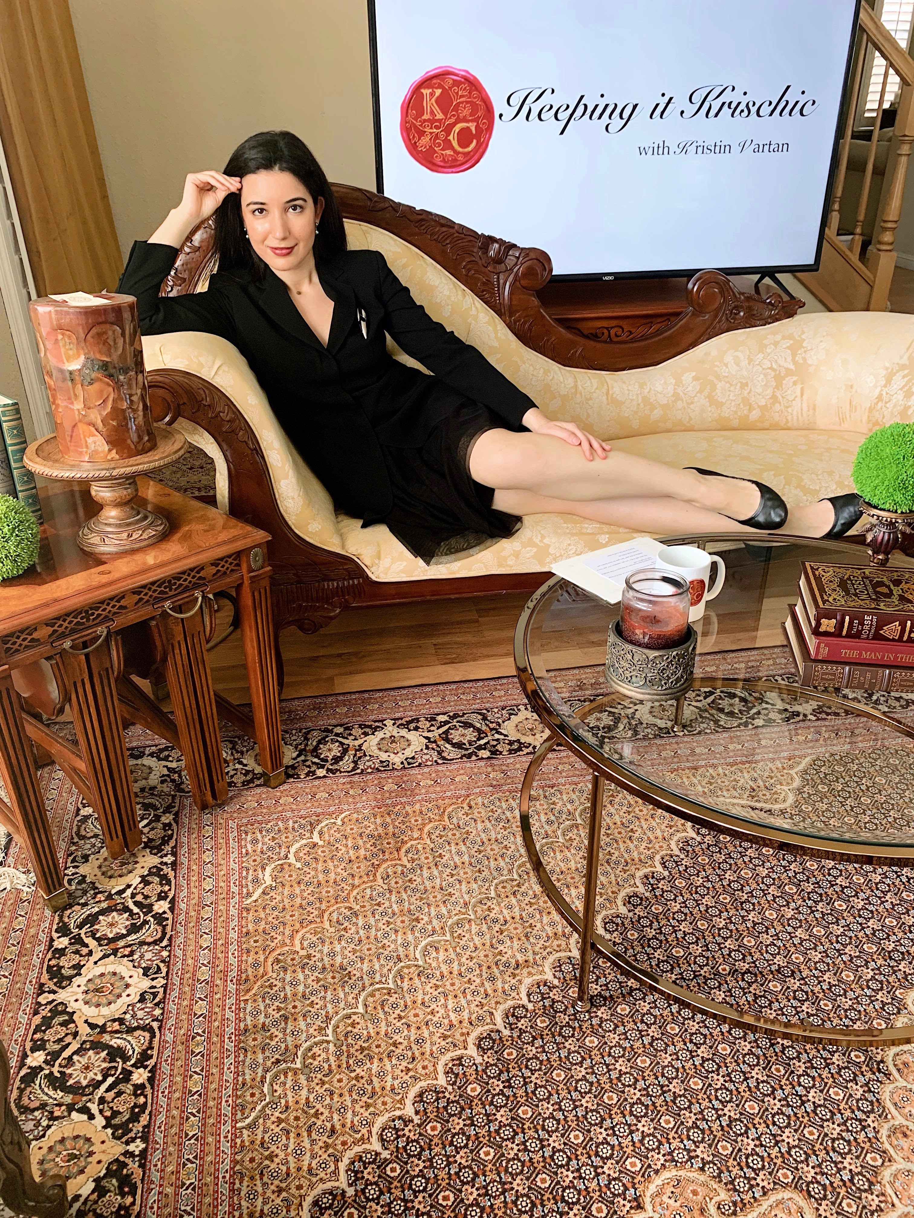 Kristin Vartan, Keeping it Krischic, essential workers, Coronavirus, COVID-19 pandemic, Cares Act, small businesses, Ruben Rojas, Live Through Love, Beautify Earth, United Way, talk show, talk show host, TV host, journalist, MMJ, home studio, work from home, fashion news, Coronavirus news, female journalist, LA Art, wall mural, LA artist, LA mural, You Can't Qurantine Love, Social Distancing, sheltering in place, stay home