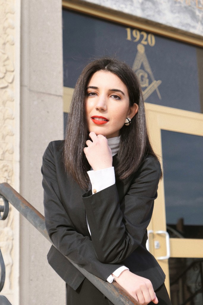 black and white suit, skirt suit, mod style, black suit, turtleneck, white turtleneck, tuxedo, outfit of the day, workwear, work style, what I wore, what I wore to work, how to dress for work, work dressing, how to, style diary, reporter style, reporter life, fashion blogger