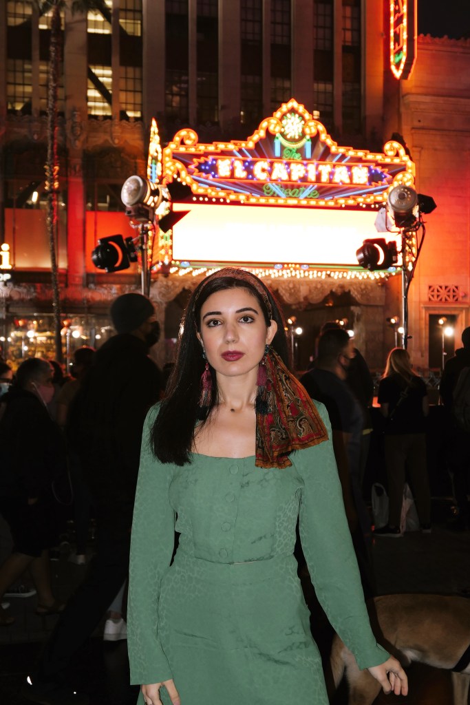 Jared Leto, Gucci Love Parade, Gucci Alessandro Michele, Hollywood Boulevard, City of Stars, Walk of Fame, City of Angels, LA, fashion show, runway, Old Hollywood, Dots Tbilisi, Oscar De La Renta, paisley, silk scarf, Zara, colored tights, shoulder pads, Gucci glasses, eclectic style
