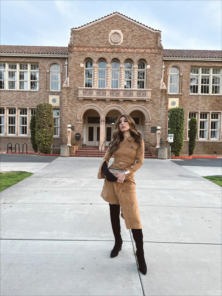 quiet luxury, utility fashion, utilitarian, cargo pants, spring style, cargo, spring/summer 2023, runway, outfit idea, rokh, asymmetrical, over-the-knee boots, opera gloves, Burberry