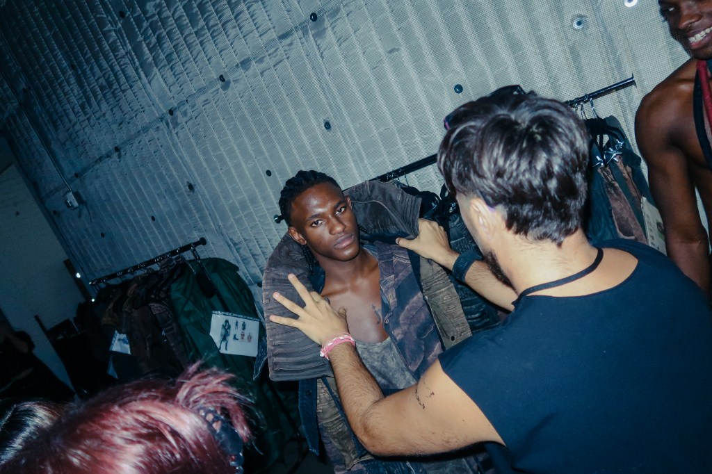 Demobaza, LAFW, Los Angeles Fashion Week, runway, casual couture, denim, organic dyed denim, jeans, bespoke, designer, runway fashion, style speaks