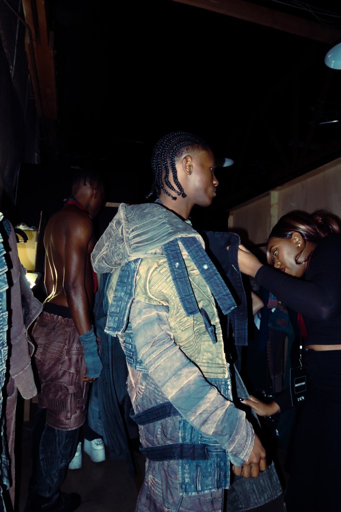 Demobaza, LAFW, Los Angeles Fashion Week, runway, casual couture, denim, organic dyed denim, jeans, bespoke, designer, runway fashion, style speaks
